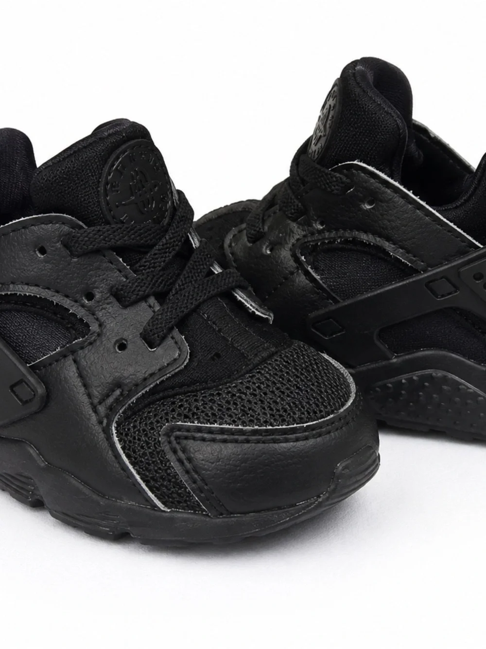 Nike Huarache Run Triple Black Toddler Shoes Size 9C | 704950-016
